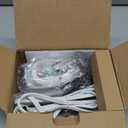 BEAUTURAL Mini Travel Steam Iron for Clothes with Dual Voltage, Temperature Control, Non-Stick Soleplate and Cord Storage, Ideal for Sewing, Quilting and Handcraft (White)