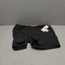 Hurley 5"/7" High Waisted Swim Shorts Women, Board Shorts with Pockets & Inner Liner, Quick Dry Swim Trunk, UPF 50+, Black, Medium