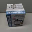 Farberware Electric Coffee Percolator, FCP240, Stainless Steel Basket, Automatic Keep Warm, No-Drip Spout, 4 Cup, Black/Silver