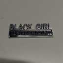 Universal Black Girl Edition Emblem Sticker Replacement Car Truck SUV Compatible with Ford F150 Jeep Dodger Chevrolet Badge Tailgate Badge Front Grille Hood Trunk (Silver+Black)
