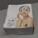 SUERBEATY Red Light Mask For Face, 7-1 Colors Red Light Face Mask, Facial Skincare At Home, Cordless, Portable and Rechargeable (White)