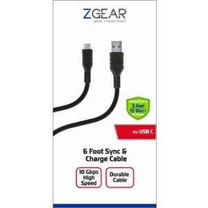 Zgear 6 Foot Braided Sync & Change Cable for Lightning Tip
