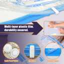 Travel Vacuum Bags with Electric Pump, Vacuum Travel Bags for Luggage and Suitcase, Combo 9 Pack