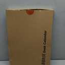 Simplified Desk Calendar 2026 with Desktop Mat, Cabbrix Large Desk Pad Calendar 21" x 16-1/2" Including January 2026 to December 2026, Desk Blotter Calendar for Home School and Office (Brown)