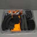 Slot Car Race Track Sets with 4 Slot Cars, Electric Race Car Track Include Slope Circular Overpass Track, Dual Racing Game Featuring Flash Bridge and Pendulum, Gifts Toys for Boys Kids Age 6 7 8-12