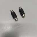 GE 2-Pack RCA Coupler Adapter, Female-to-Female, Audio Video RCA Cable Connectors, Composite Component Extender Barrel, Connect Cables to Extend Length and Reach, 33617