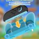 ALAFLY 2-in-1 Grips Compatible with Nintendo Switch 2 Joycons for Fitness Boxing, Anti-Slip Wrist Strap & Wear-Resistant Handle for Switch2 2025