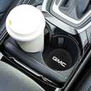 2 x Car Cup Holder Coaster for GMC Sierra Denali Canyon Terrain Yukon Jimmy Acadia Recessed Silicone Cupholder Coaster Interior Accessories 2.75in 2Pack
