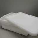 Pack of 3 Pizza Dough Proofing Box, Bread Proofing Box and Dough Container with Cover, BPA Free
