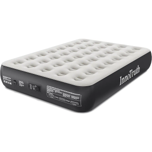 InnoTruth Queen Air Mattress with Built-in Pump, 13" Raised Comfort, Durable Inflatable Bed for Home & Guests, Easy Setup, Ideal for Travel & Camping,