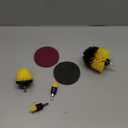 Holikme 11 Piece Drill Brush Attachment Set Scouring Pads Power Scrubber Brush Scrub Pads for Bathroom Surfaces, Floor, Tub, Shower, Grout, Tile, Corners,Cleaning Brush