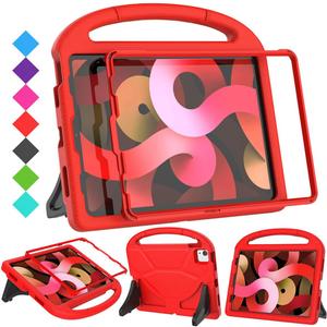 SUPLIK Kids Case for iPad Air 5th/4th Generation (10.9 inch,2022/2020), Built with Screen Protector, iPad Air 5 Kidproof Case with Handle Stand for Apple iPad Air Gen 4/5&Pro 11 Old Version, Red