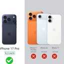 Keallce for iPhone 17 Pro Case Wallet with 3 Card Holder, RFID Blocking Protection, Magnetic Clasps Credit Slots Shockproof Flip Cover for iPhone 17 Pro Men Women,6.3inch Black