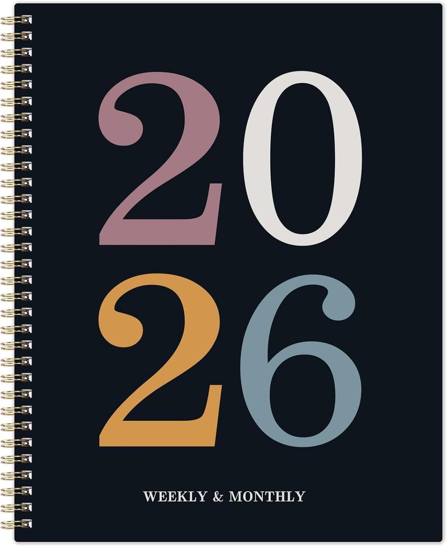 3 x 2026 Planner - Planner 2026 Weekly and Monthly, Jan. 2026  Dec. 2026, 8.5" x 11", 2026 Weekly and Monthly Planner with 12 Tabs,Thick Paper, Twin-Wire Binding, Back Pocket