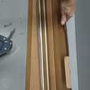 Ivilon Drapery Window Curtain Rod - End Cap Style Design 1 Inch Pole. 72 to 144 Inch Color Warm Gold