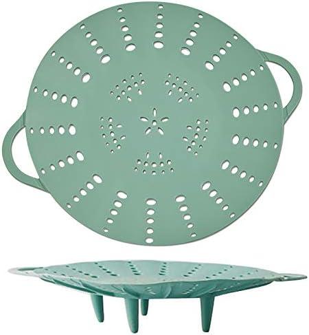 Alimat PluS 1 Pack Large Steamer Basket, Silicone Vegetable Steamer Basket with Handles and Strong Feets Compatible with 6 Qt and 8 Qt Cooking Pots(For Large Pot)