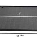 Croc Liner Garage Indoor/Outdoor Parking Guide Mat, Heavy Duty Wheel Stoppers, for Trucks & Vehicles, Anti-Skid Grips, Reflective Stripes (Set of 2)