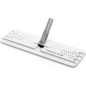 JOYMOOP 13" Mop Head with Microfiber Mop Pad Replacement, 1 Pack (White)