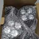 Motion Sensor Outdoor Lights, Battery Operated Outdoor Light, 600LM Motion Detector Lights for Outside, 6000K LED Security Light Battery Powered Spotlight for House Wall, Black(2 Pack)