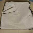 Preboun 12 Pack Wedding Rectangle Linen Tablecloth Bulk 60 x 102 Inch Polyester Faux Linen Tablecloths Washable Burlap Tablecloth for Birthday Farmhouse Dining Table Party (Natural Color,60*102 Inch)