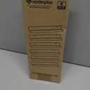 upsimples 6 Pack Clear Acrylic Shelves, 1.7" x12" Nursery Bookshelves, Small Floating Bookshelf for Kids Baby, Vinyl Wall Mount, Record Holder, Magazine Rack, Comic Display, Picture Ledge Shelf Dcor