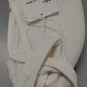 Yvette High Support Sports Bras for Women Zip Front Closure Sports Bra Plus Size Supportive Mold Cups Running Workout (5X-Large Plus, Off-white)