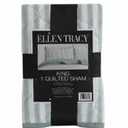 Ellen Tracy™ Stripe Single King Quilted Sham - Green