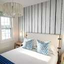 Timeet Peel and Stick Wallpaper Grey and White Contact Paper Geometric Stripes Wallpaper Self-Adhesive Removable Wallpaper for Bedroom Living Room Wall Decor 17.3393.7 (Gray)