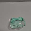 Power Strip with USB C Ports,30W USB C Charging Station,Surge Protection 1200J, 5FT Flat Extension Cord USB Charger Hub for Multiple Devices (Pearl Green)