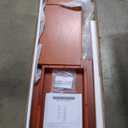 Alaterre Furniture Mission Book Shelf-4 Tier Bookcase with Adjustable Shelves for Living Room or Home Office, 48-Inch, Cherry