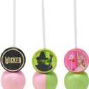 Wicked Cupcake Rings With Glinda And Elphaba, 24 Cupcake Toppers For Cakes, Birthday's, Celebrations, Food Safe Cake Decorations - 24 Pack