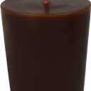 Zest Candle 12-Piece Votive Candles, Brown