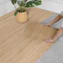 WIFEA Self Adhesive Vinyl Flooring Roll 23.6"x 118"/19 Sq.Ft Wood Grain Peel Stick Floor Tiles, Wear-Resistant and Waterproof Vinyl Plank Flooring for Bedroom Living Room Office Balcony Light Walnut