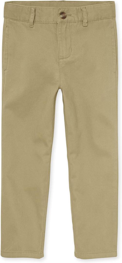 "The Children's Place Boys Chino Pants" Color: Flax Single Size: 10 Slim.