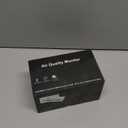 18 in 1 Air Quality Monitor Indoor, Portable CO2 Detector for CO2, Temperature (F), Humidity, VOC, PM2.5, PM1.0, PM10 & Time Display, Dual Chip & High Accuracy Air Quality Tester for Home (White)