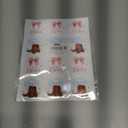 84PCS Boots or Bows Gender Reveal Stickers, Cute Baby Shower Team Boots and Bows Gender Reveal Game Lables for Party Supplies - 2 in Round