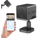 ndoor Security Camera, HD Wifi Camera, Bluetooth, Long Battery Life, Built-in Microphone, Motion Detector, Infrared, HD Night Vision, 360° Magnetic Rotating base (Android and iOS only)