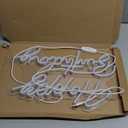 Ulalaza LED Neon Sign Night Light for Wall Party Dcor Bedroom Room Bar Wedding Home Birthday Art Decoration Christmas with USB Light modulator 5v 16.5''*9.1''