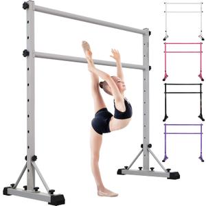 Adjustable Ballet Barre,Portable Dance bar,Fitness Equipment for Dance & Balance Excercise,Super Sturdy for Balance Workout,Weight Limit 250 LBS
