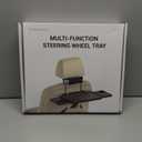 2-in-1 Car Steering Wheel Tray & Car Desk for Laptop with Phone Holder  Height Adjustable Steering Wheel Desk, Car Laptop Desk & Food Tray, Car Table Tray  Fits Cars, SUVs & Trucks