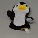 HollyHOME Plush Zoo Friends Hand Puppet Animal Puppet Penguin for Kids Storytime 14 Inches Black