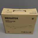 MEGATEK Region-Free HDMI DVD Player for TV, Compact CD/DVD Player for Smart TV, USB Port, Plays All Region DVDs & Multi Formats, Metal Housing, HDMI/RCA Cables & Remote Included