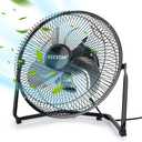 BEESTAR Floor Fan,3-Speed Portable Metal Fan, Fan Quiet for Home,Floor Fan with Adjustable Tilt for Home Office Bedroom,Black (9 INCH)