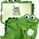 for iPad Air 11 Inch M2 2024/M3 2025/Air 5th/4th Generation Case - Pro 11 Inch Boys Girls Cute Cartoon Dinosaur Silicone Tablet Cover with Stand for iPad Air 10.9/Air5/Air4