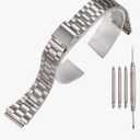 18mm Stainless Steel Replacement Watchband Compatible with Casio F-108WH AE1200WH A168WA A158WA LA670WGA A700W Women's and Men's Watch Accessories