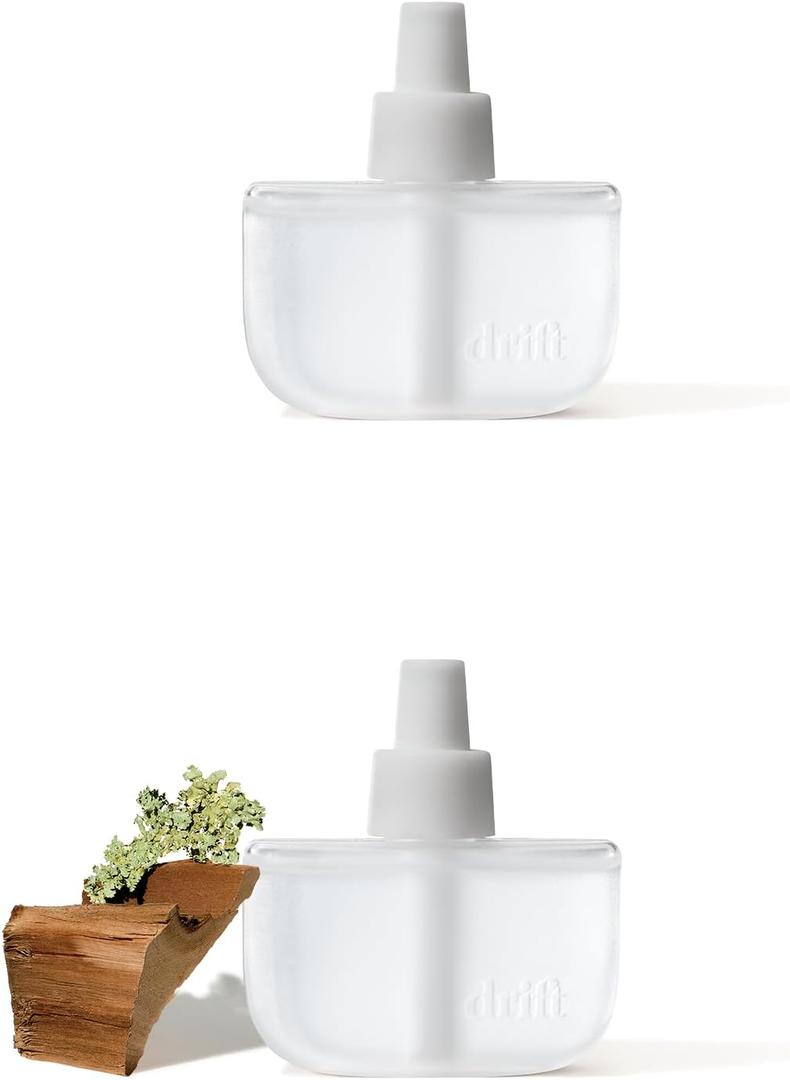 Drift Home Scent Diffuser Refills in Teak (2 Refills) - Adjustable and Long Lasting Diffuser Aroma - Clean Ingredients, Pet Safe