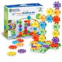 Learning Resources Gears 100-Piece Deluxe Building Set -STEM Activities, Fine Motor Skills, Toddler Explorer Kit, Science and Construction, Boys and Girls Gifts