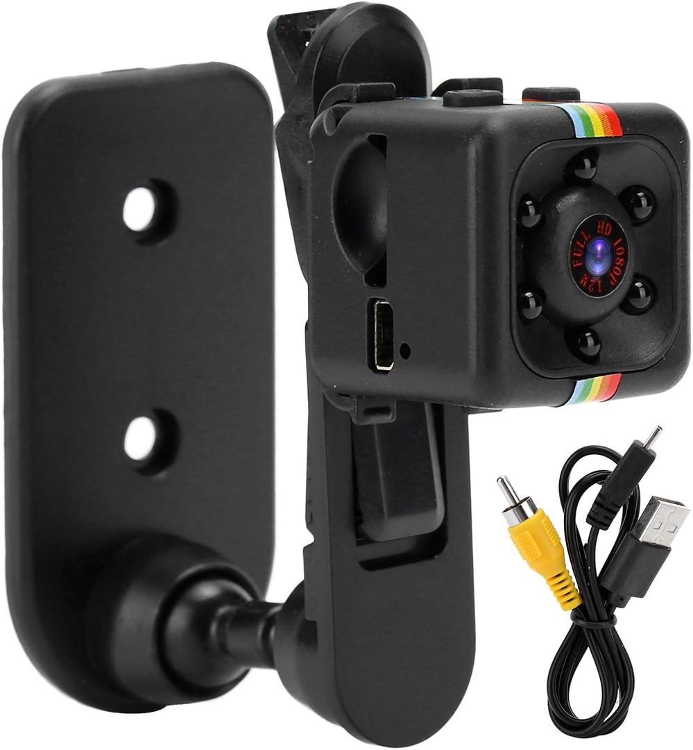 1080P Mini Action Camera with Microphone, Portable Night Viewing Camcorder, Full HD Dashcam, Motion Detection Video Recorder for WindowsME / 2000 / / 2003/10/ Vista/OS