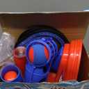 Hepoasky 3-in-1 Kids T-Ball Set for Toddlers 3-5 with Fixed Tee Ball Stand, Baseball Launcher, Toss and Catch Ball Game - Outdoor Sports Toy Gift for Boys and Girls