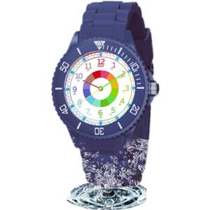 Kids Watch Analog for Boys Girls, Childrens Waterproof Soft Strap Kids Time Teaching Quartz Wristwatch for Ages 5-15.